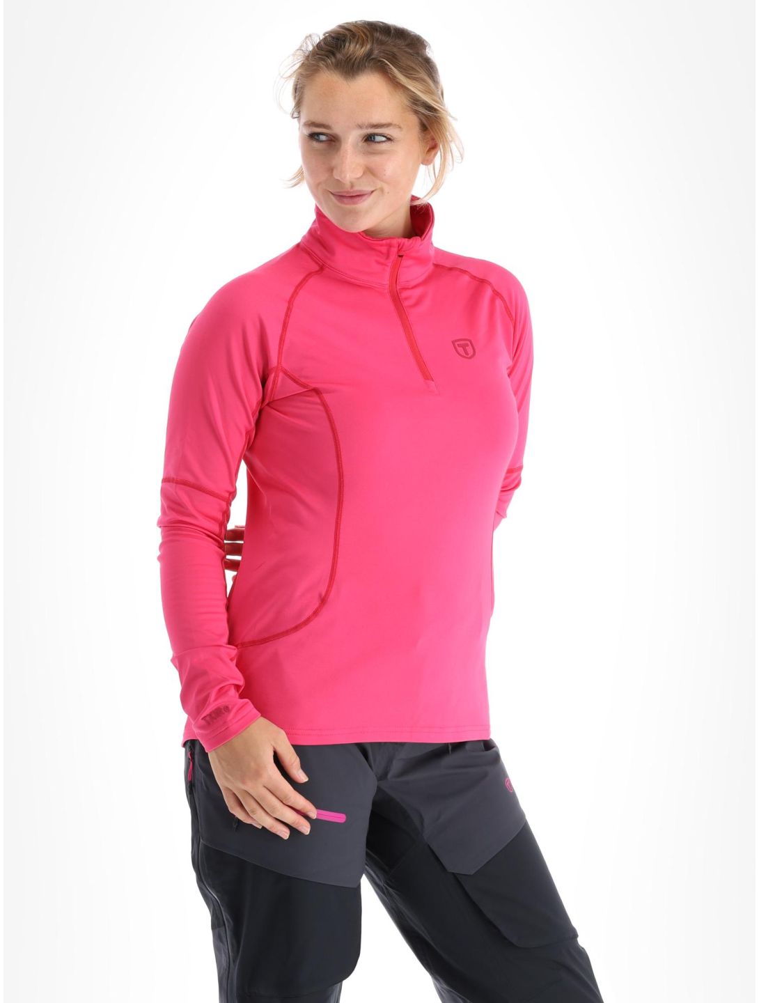 Tenson, TXlite Half Zip jersey mujeres Cerise rosa 