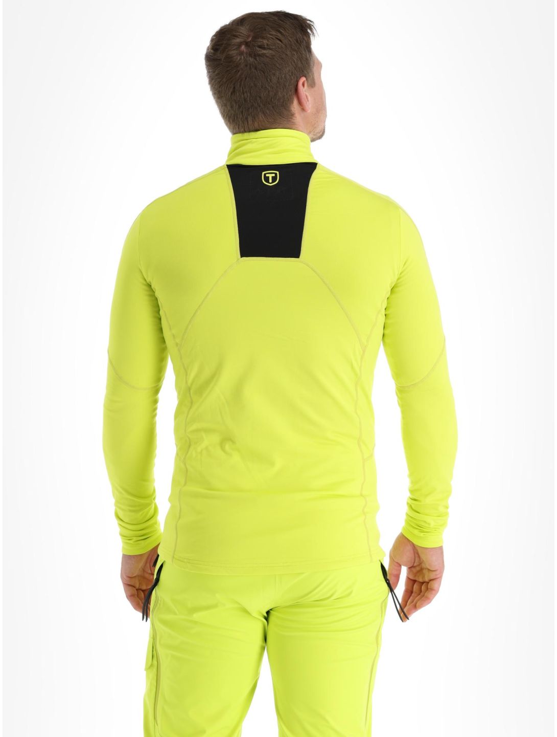 Tenson, TXlite Half Zip jersey hombres Acid Lemon amarillo 