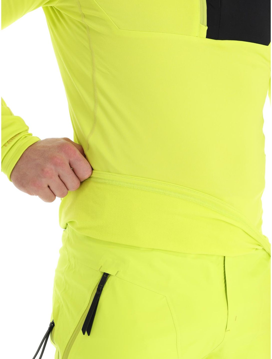 Tenson, TXlite Half Zip jersey hombres Acid Lemon amarillo 