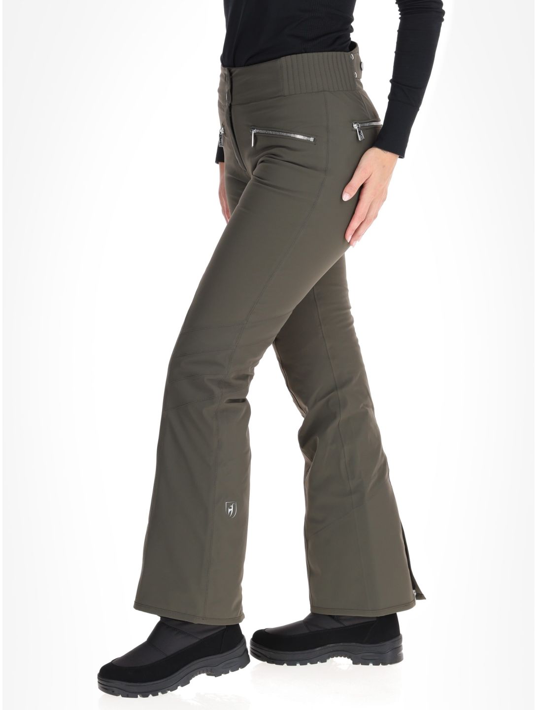 Toni Sailer, Alla pantalones de esquí mujeres Night Olive verde 