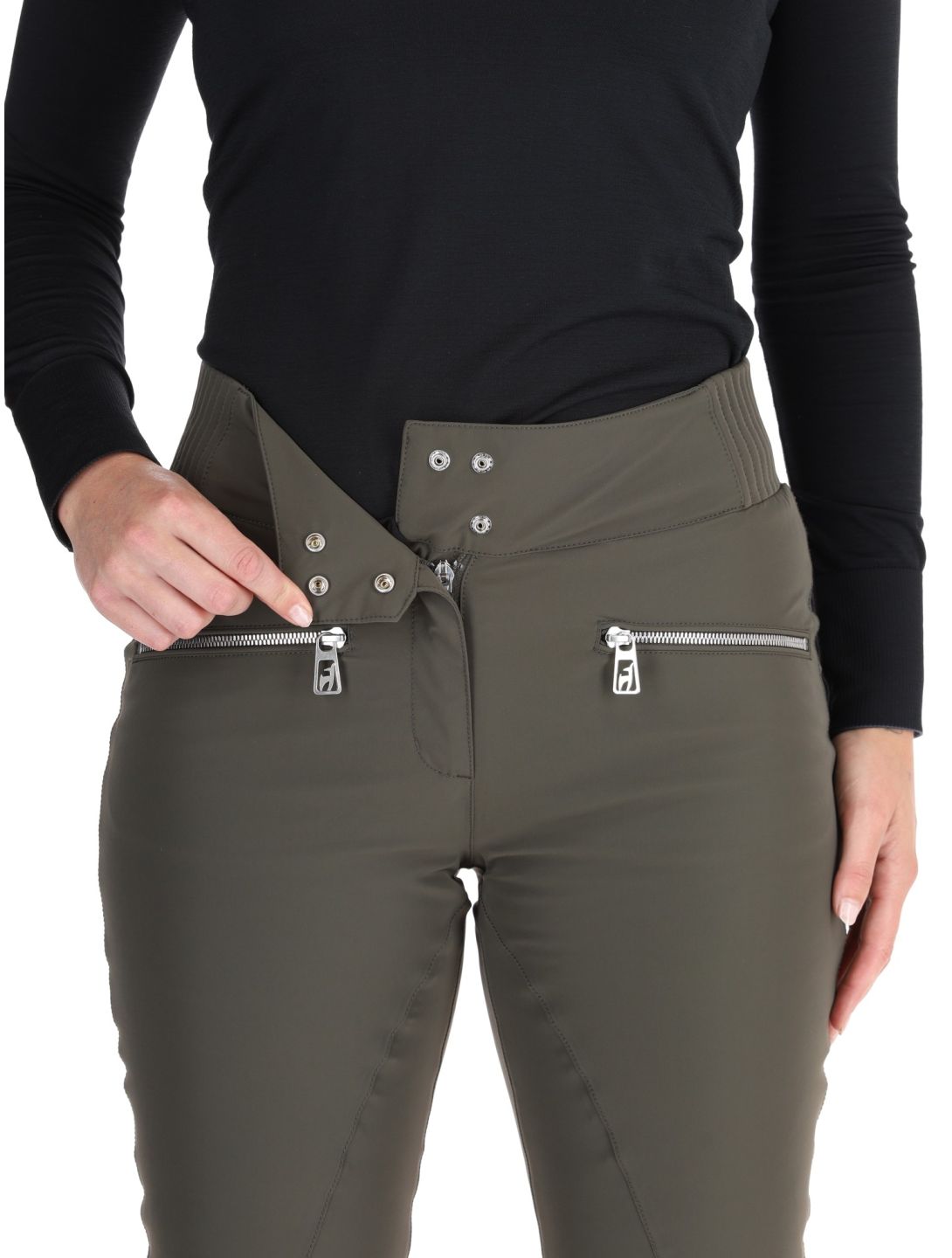 Toni Sailer, Alla pantalones de esquí mujeres Night Olive verde 