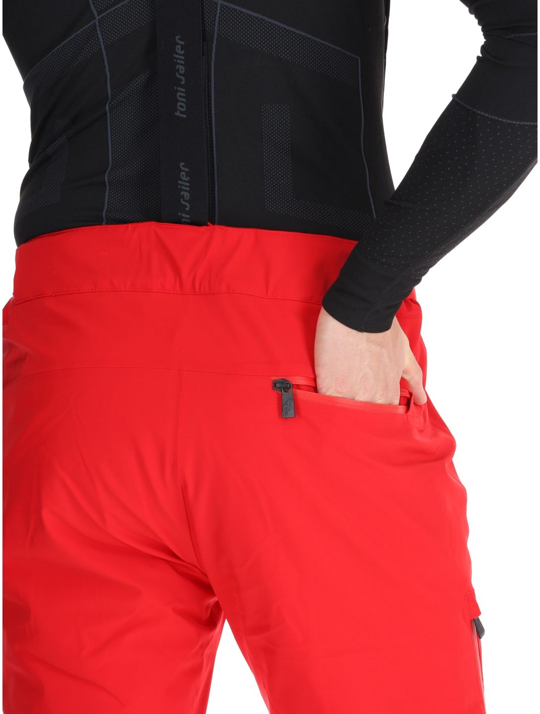 Toni Sailer, Nicky pantalones de esquí hombres Signal Red rojo 