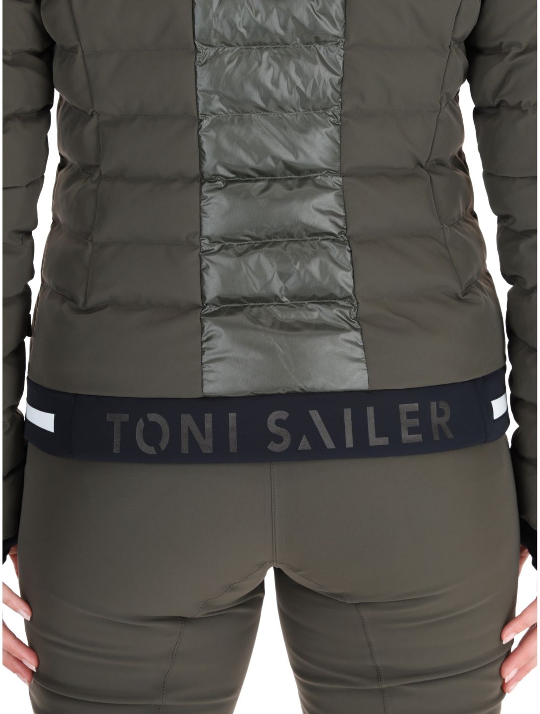 Toni Sailer, Norma chaqueta de esquí mujeres Night Olive verde 