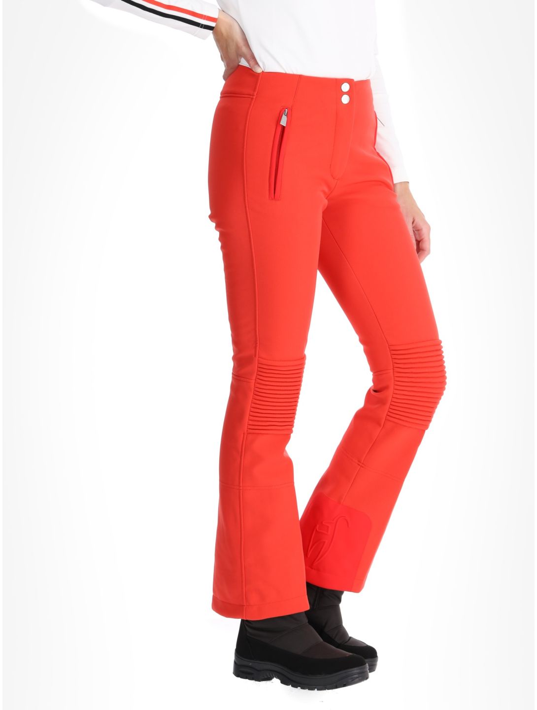 Toni Sailer, Pina pantalones de esquí softshell mujeres Pink Red rojo 