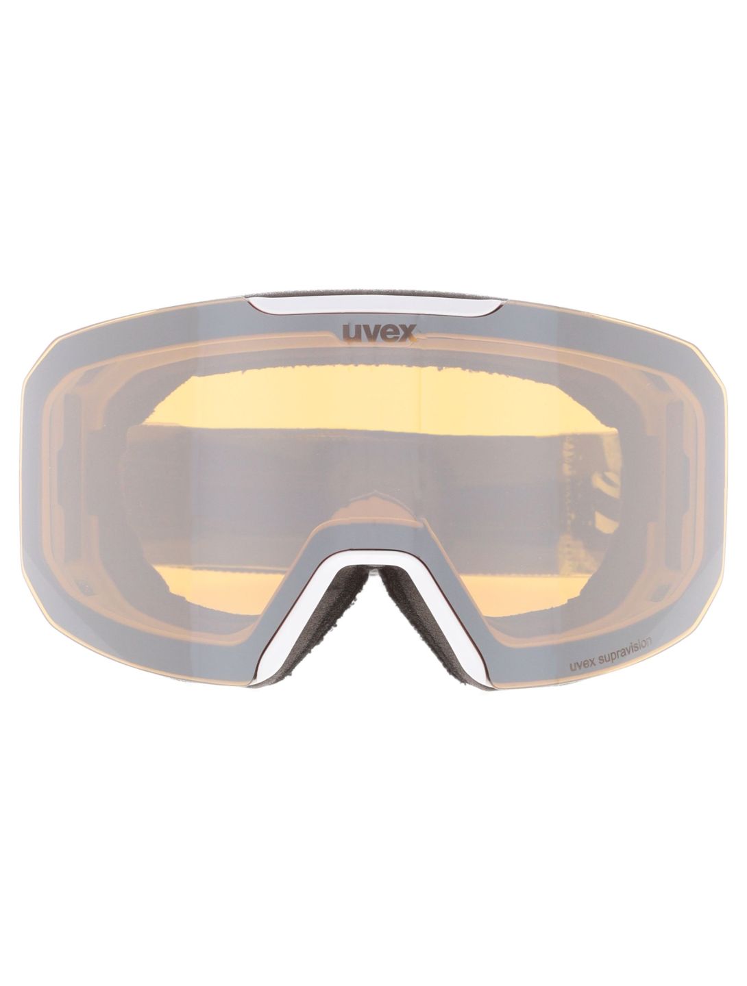 Uvex, Evidnt Attract Cv Dl/fm gafas de esquí unisex White / Silver / Yellow amarillo, blanco, Zilver 