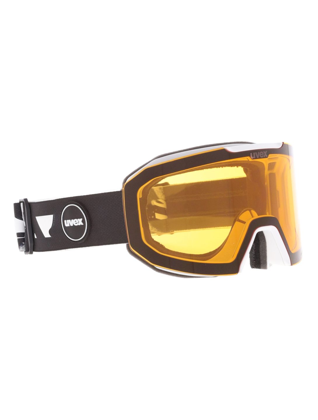 Uvex, Evidnt Attract Cv Dl/fm gafas de esquí unisex White / Silver / Yellow amarillo, blanco, Zilver 