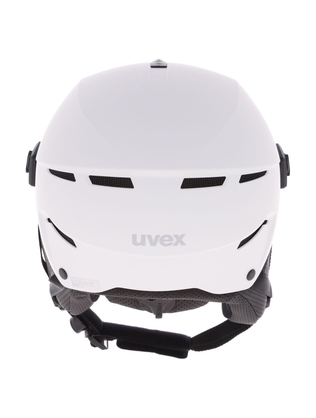 Uvex, Instinct Visor casco con visera unisex White-Black Matt /Mirror Silver blanco, negro 