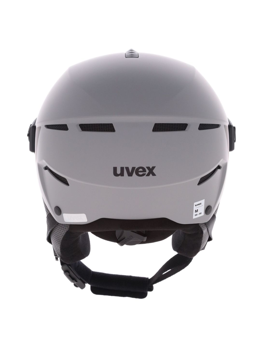 Uvex, Instinct Visor Pro V casco con visera unisex Grey Matt / Silver gris 