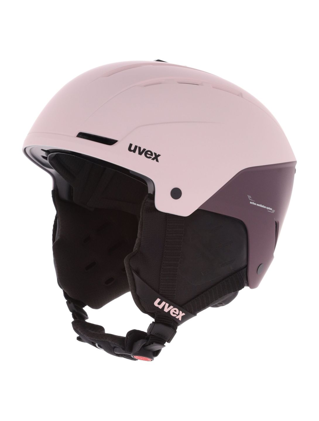 Uvex, Stance casco unisex Powder Plum Matt púrpura, rosa 