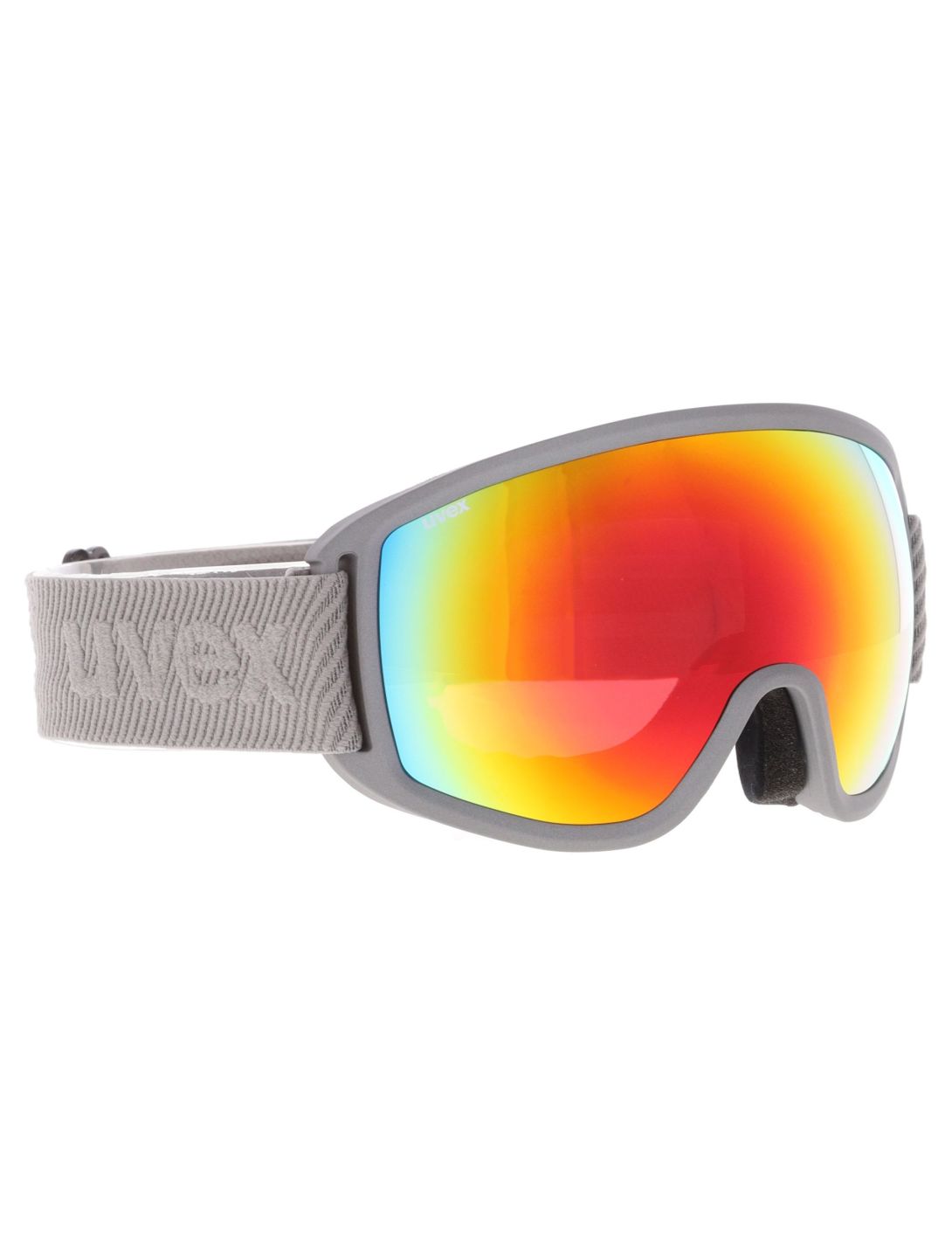 Uvex, Topic Fm gafas de esquí unisex Rhino Matt / Rainbow Rose gris, multicolor 