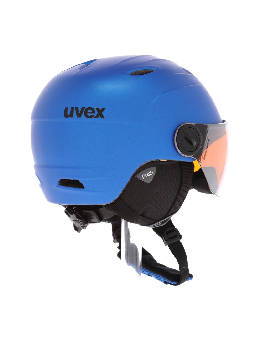 Uvex, Junior Visor Pro casco con visera niños mat cobalt azul 