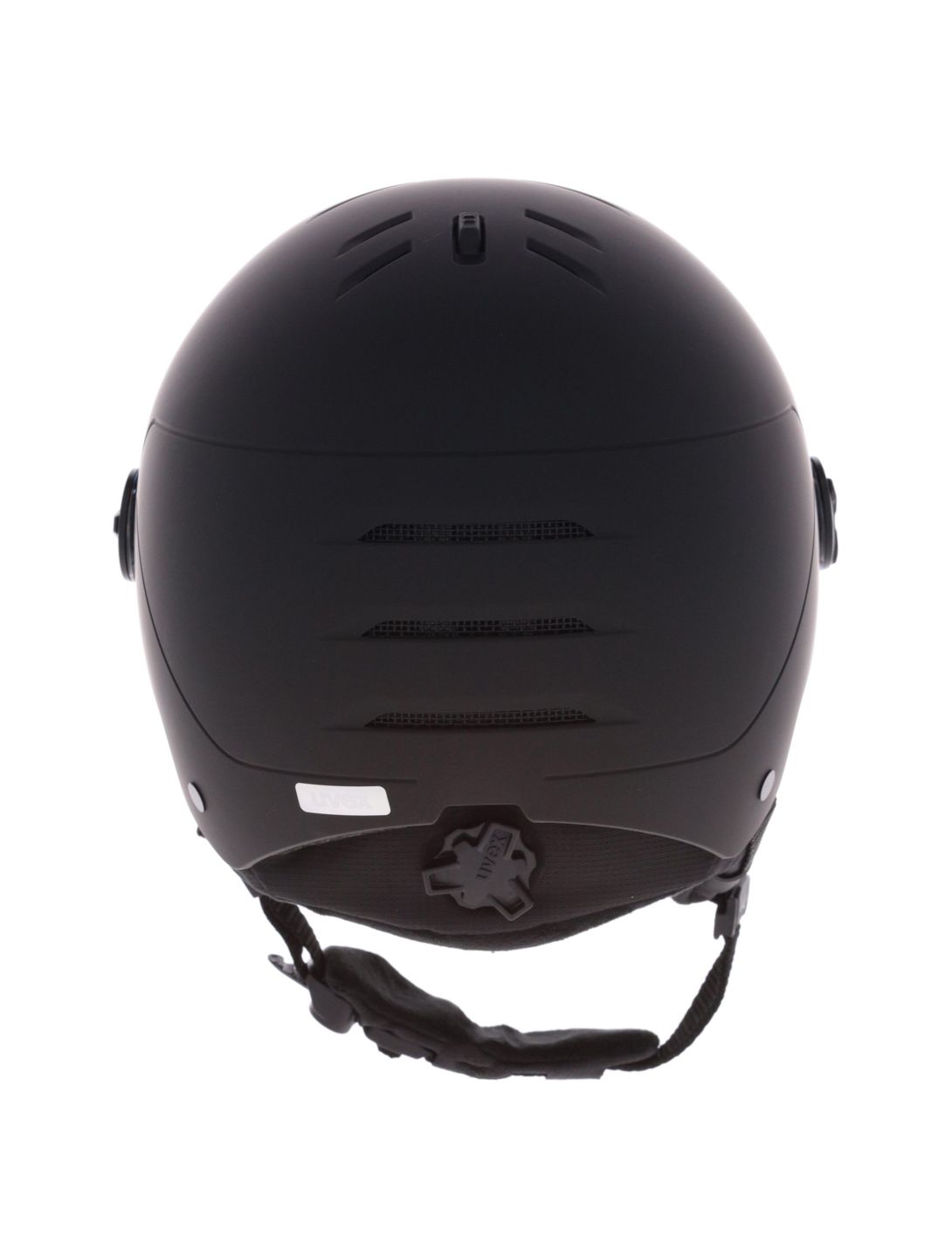 Uvex, Wanted Visor casco con visera unisex Black Matt/ Mirror Red negro 