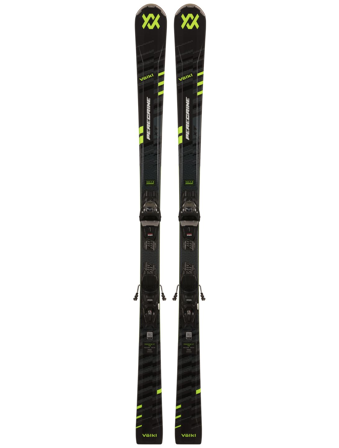 Völkl, Peregrine XT + Vmotion 10 GW (2024-2025) esquís unisex Black Yellow amarillo, negro 