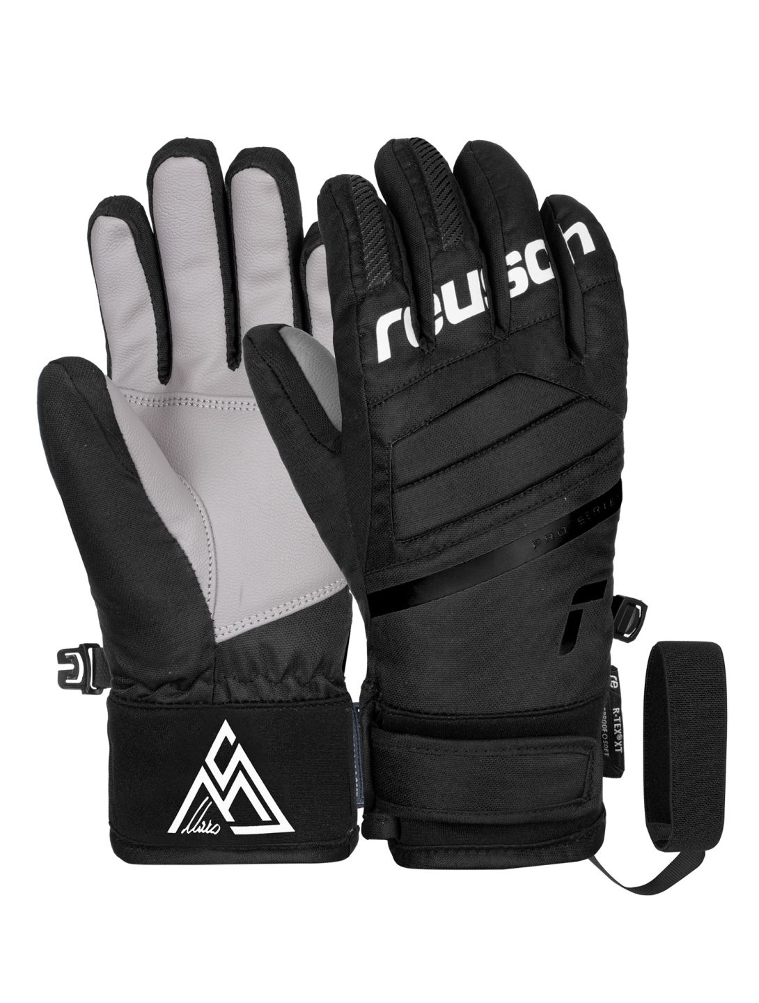 Reusch, Warrior R-TEX® XT guantes de esquí niños Marco Schwarz gris, negro 