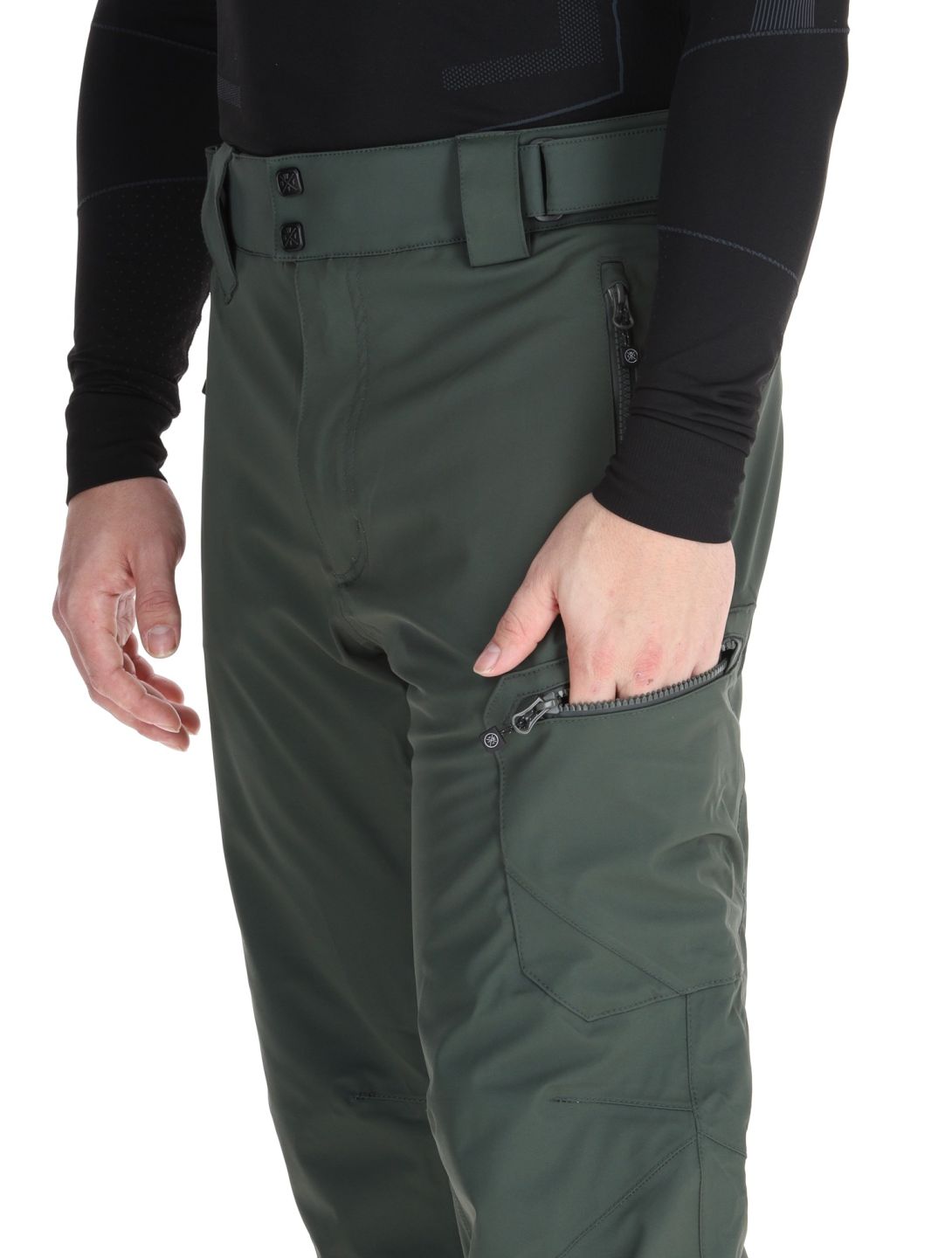 Watts, GOSTT pantalones de esquí hombres Full Forest Green verde 