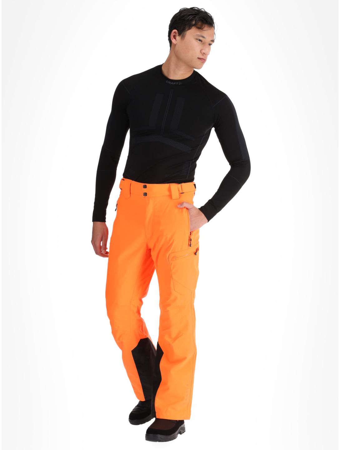 Watts, GOSTT pantalones de esquí hombres Orange Fluo naranja 