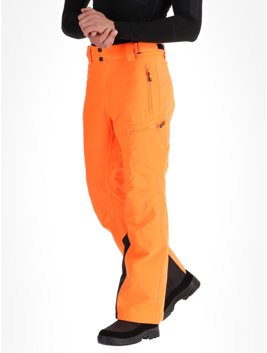 Watts, GOSTT pantalones de esquí hombres Orange Fluo naranja 