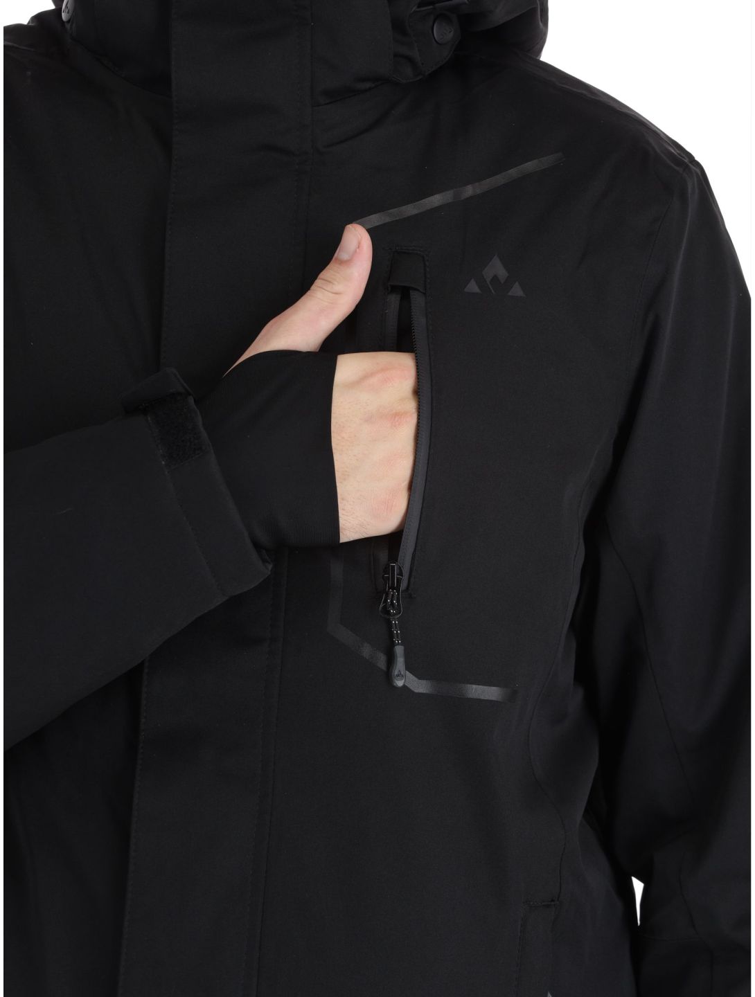 Whistler, Carbon chaqueta de esquí hombres Black negro 