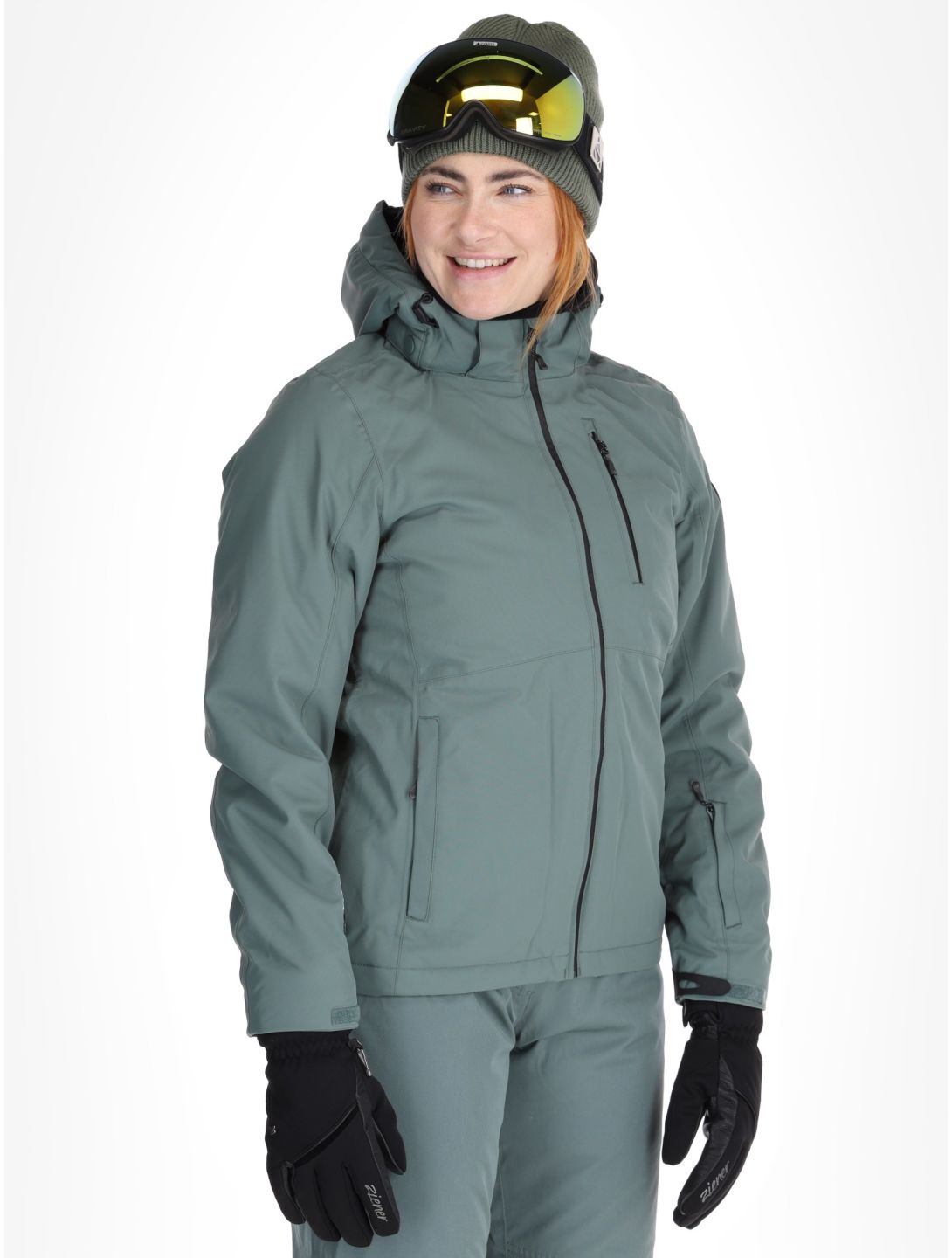 Whistler, Drizzle chaqueta de esquí mujeres Balsam Green verde 