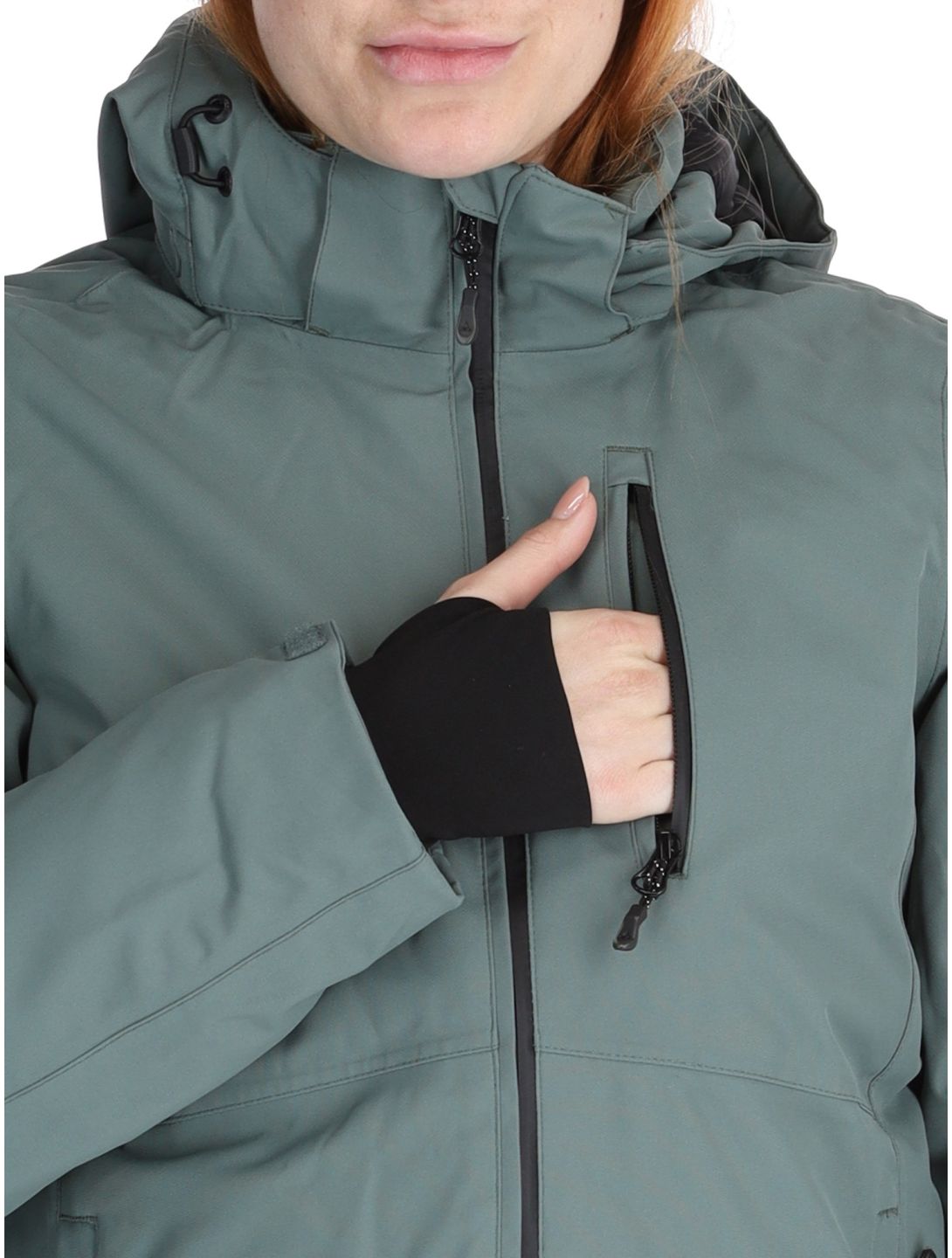 Whistler, Drizzle chaqueta de esquí mujeres Balsam Green verde 