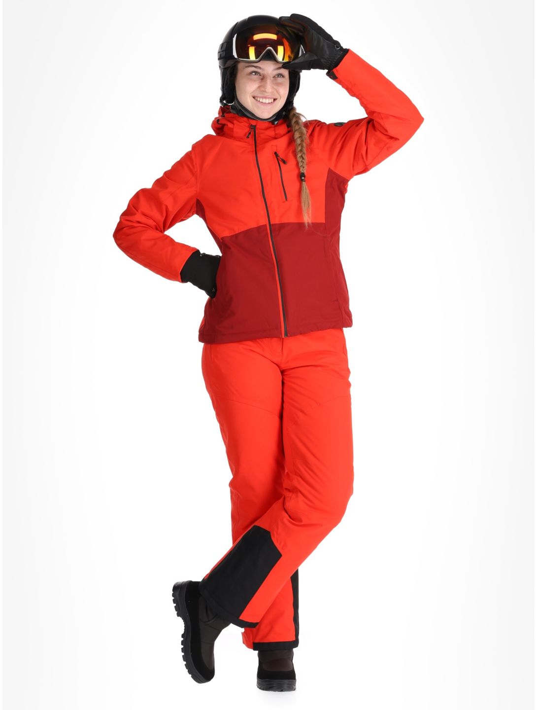 Whistler, Drizzle chaqueta de esquí mujeres Red Alert rojo 