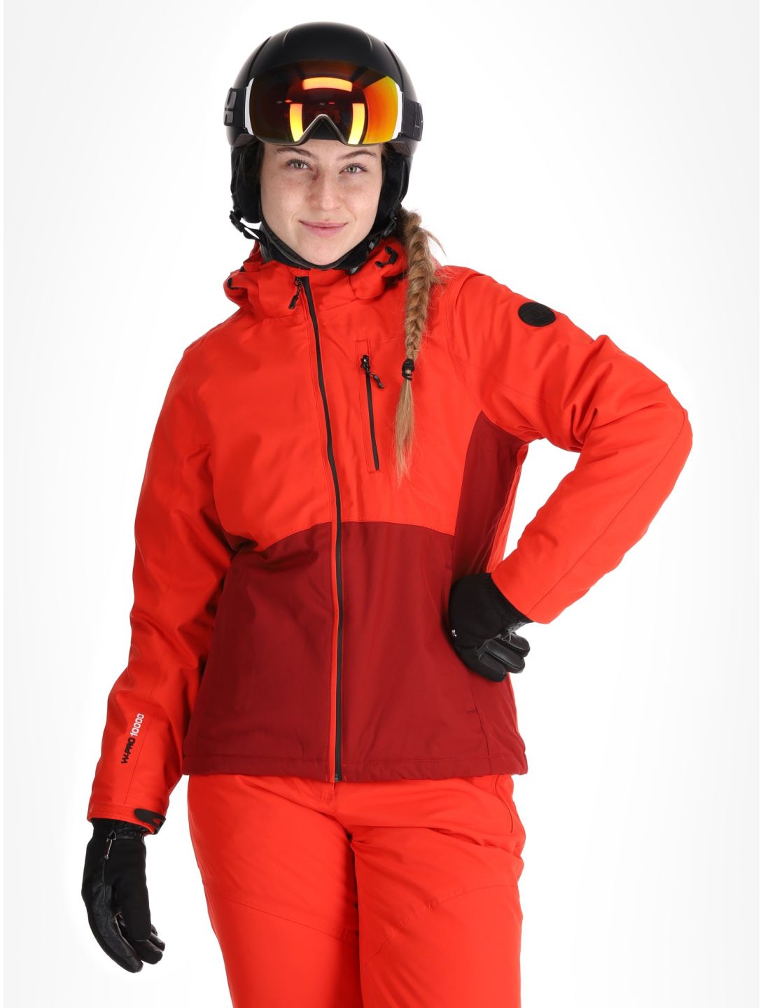 Whistler, Drizzle chaqueta de esquí mujeres Red Alert rojo 