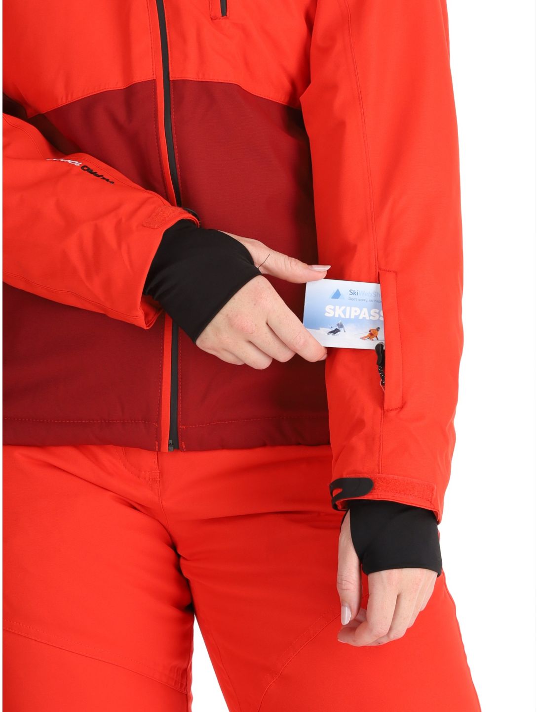 Whistler, Drizzle chaqueta de esquí mujeres Red Alert rojo 