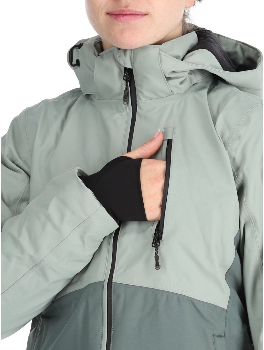 Whistler, Drizzle chaqueta de esquí mujeres Slate Gray gris 