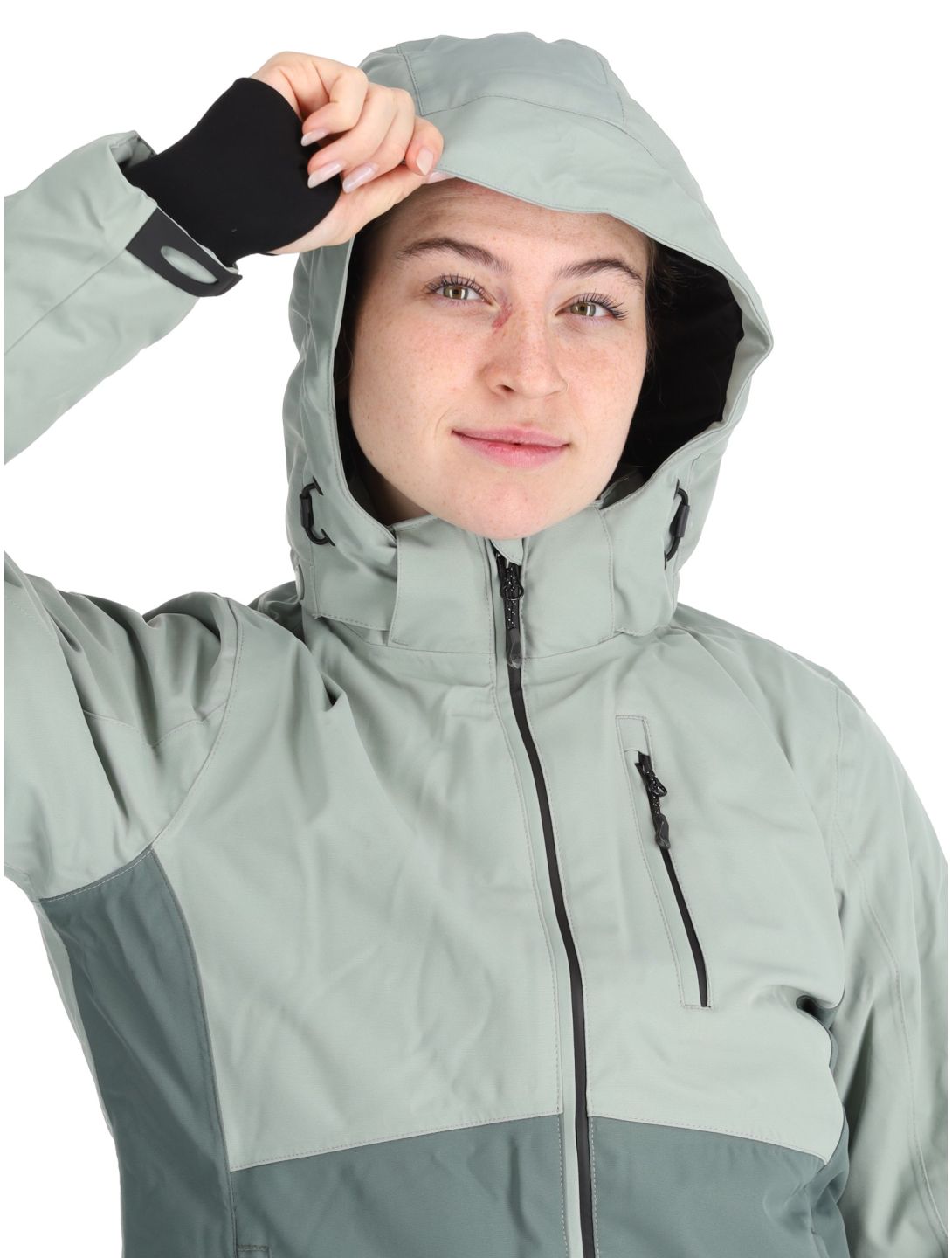 Whistler, Drizzle chaqueta de esquí mujeres Slate Gray gris 