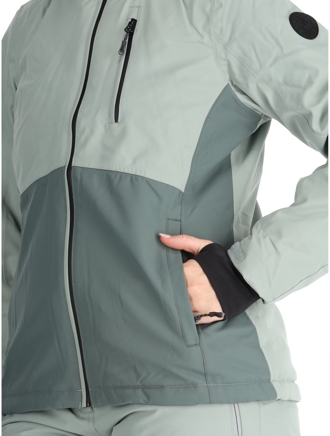 Whistler, Drizzle chaqueta de esquí mujeres Slate Gray gris 