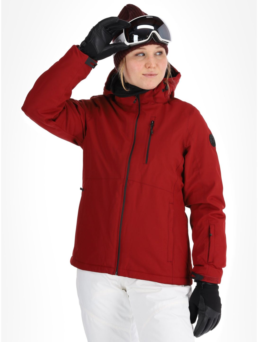 Whistler, Drizzle chaqueta de esquí mujeres Sun Dried Tomato rojo 