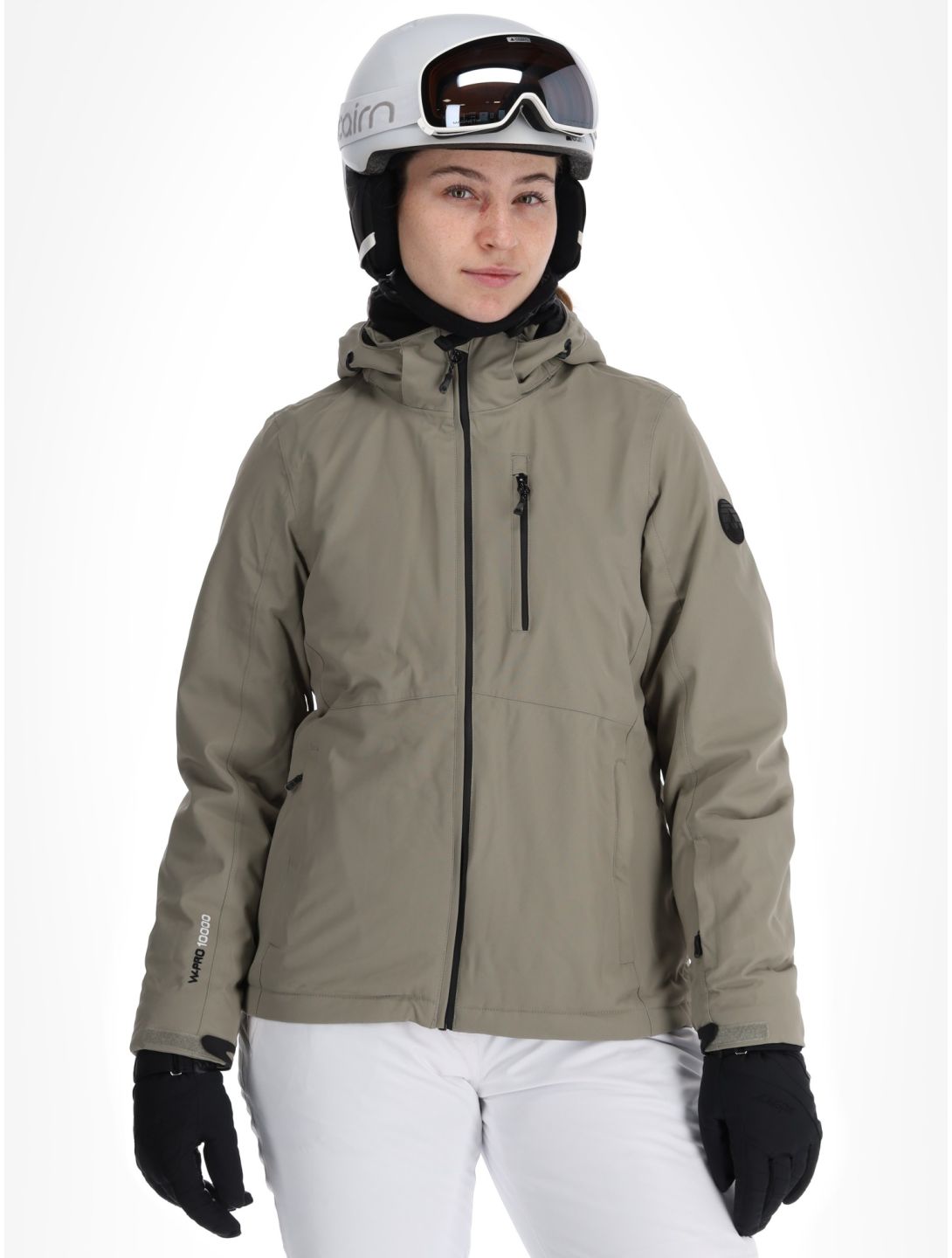 Whistler, Drizzle chaqueta de esquí mujeres Vetiver gris 