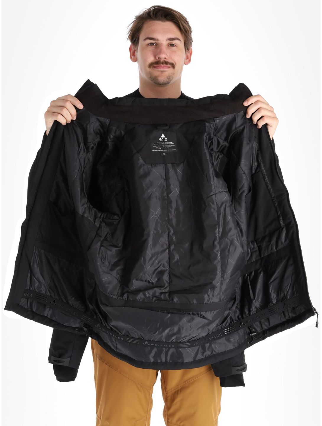 Whistler, Drizzle chaqueta de esquí hombres Black negro 