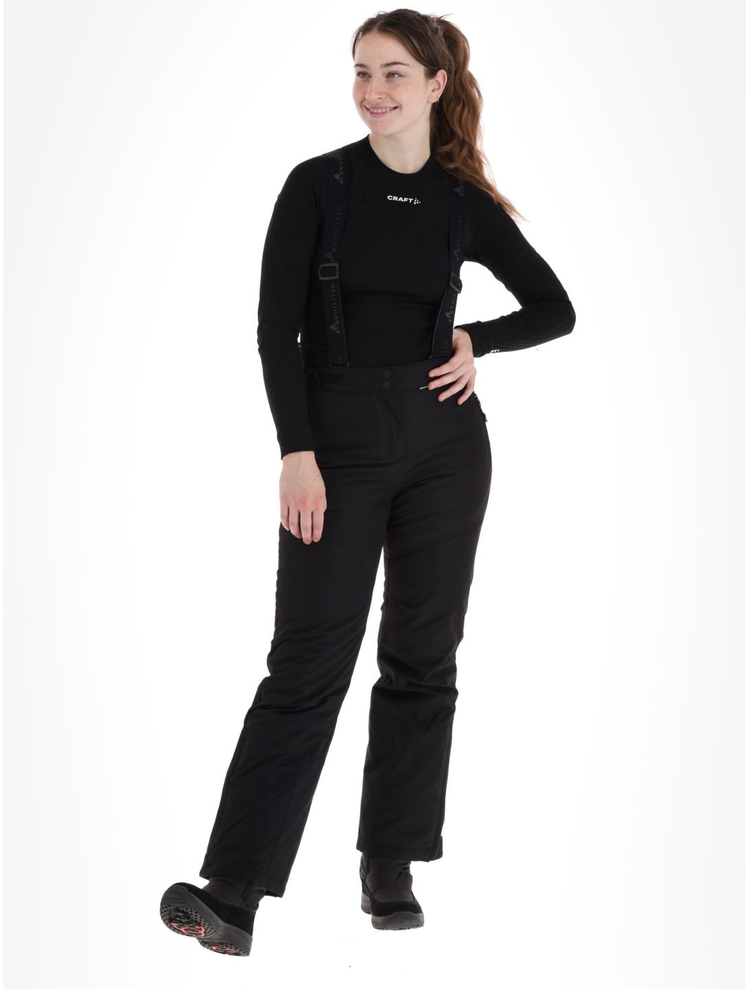 Whistler, Drizzle pantalones de esquí mujeres Black negro 