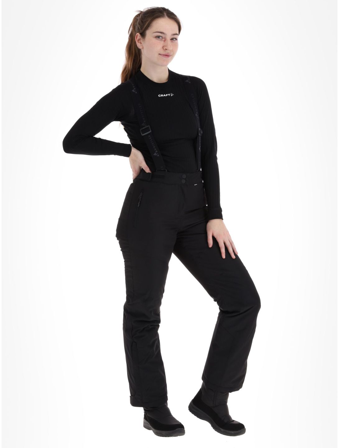 Whistler, Drizzle pantalones de esquí mujeres Black negro 