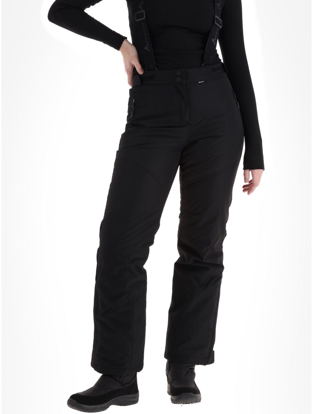 Whistler, Drizzle pantalones de esquí mujeres Black negro 