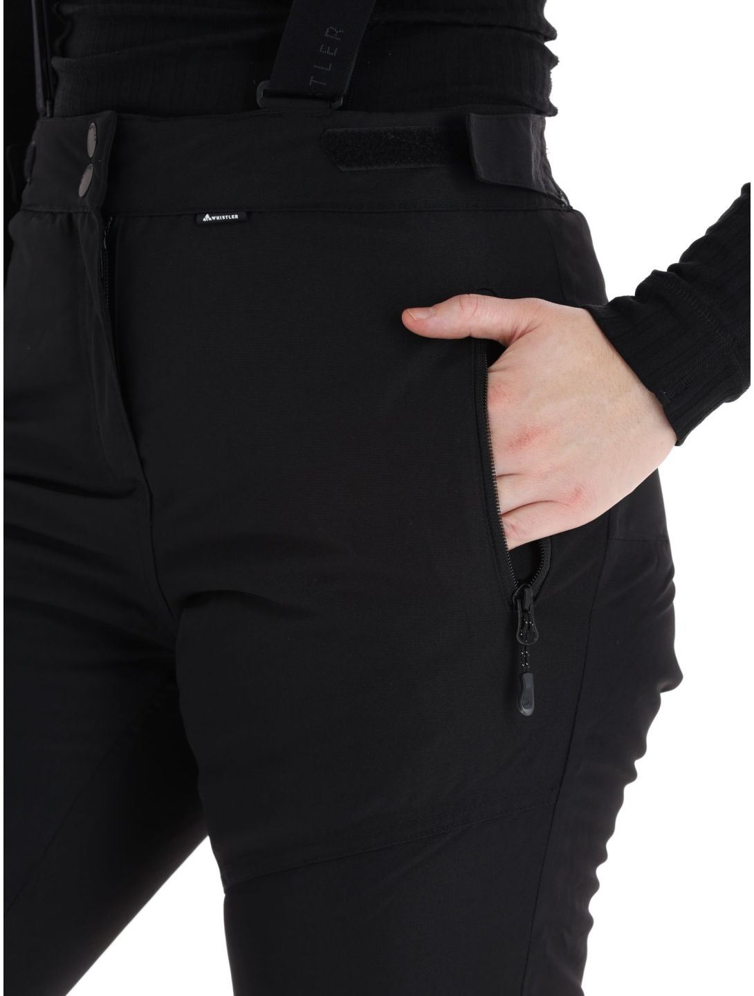 Whistler, Drizzle pantalones de esquí mujeres Black negro 