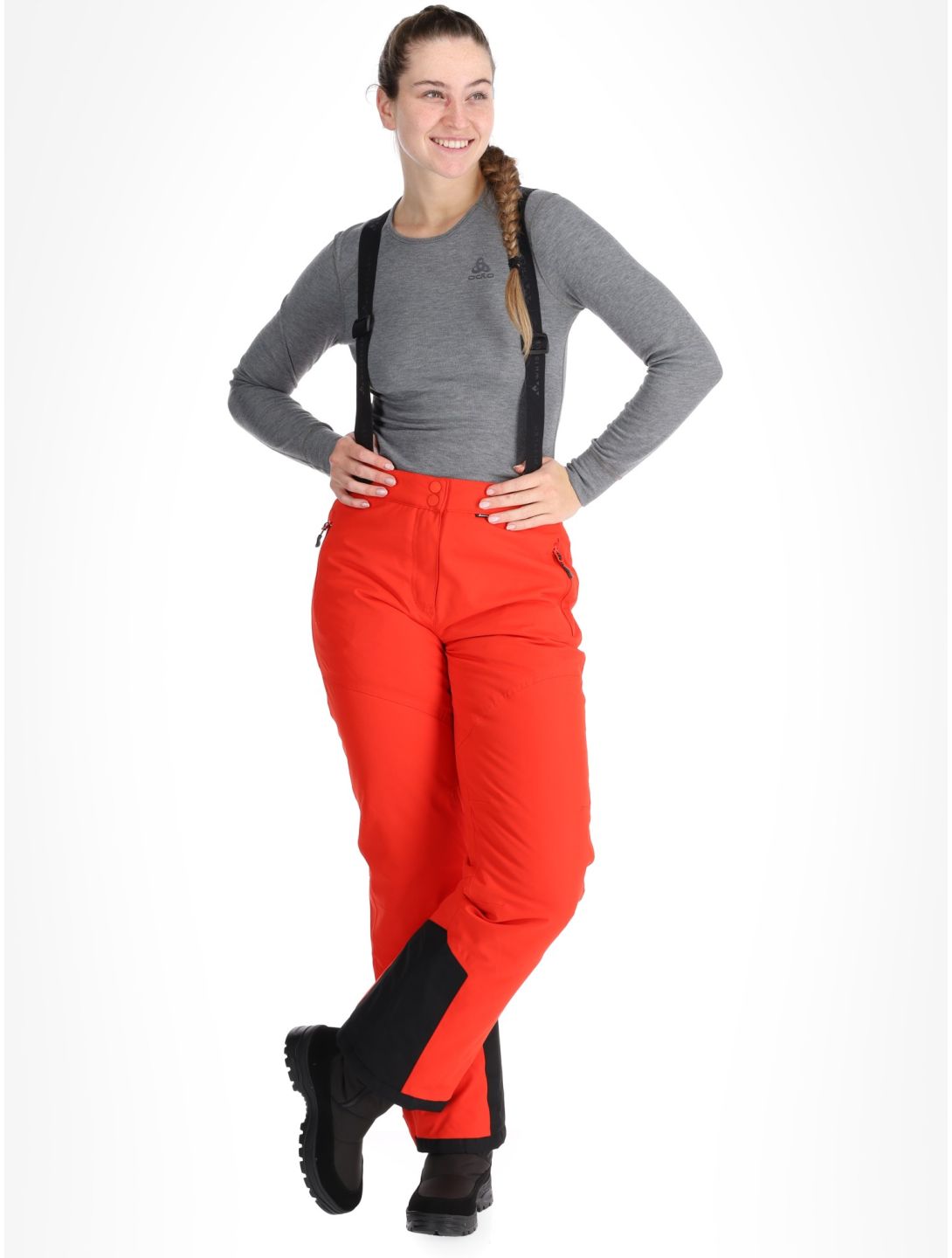 Whistler, Drizzle pantalones de esquí mujeres Red Alert rojo 