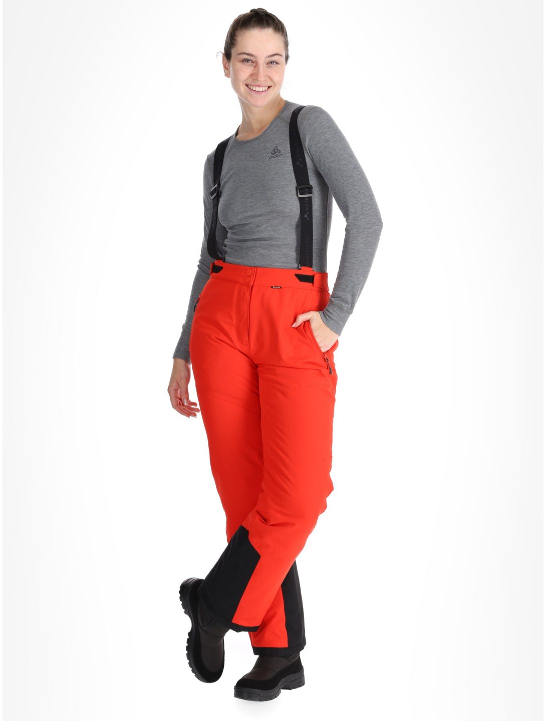 Whistler, Drizzle pantalones de esquí mujeres Red Alert rojo 