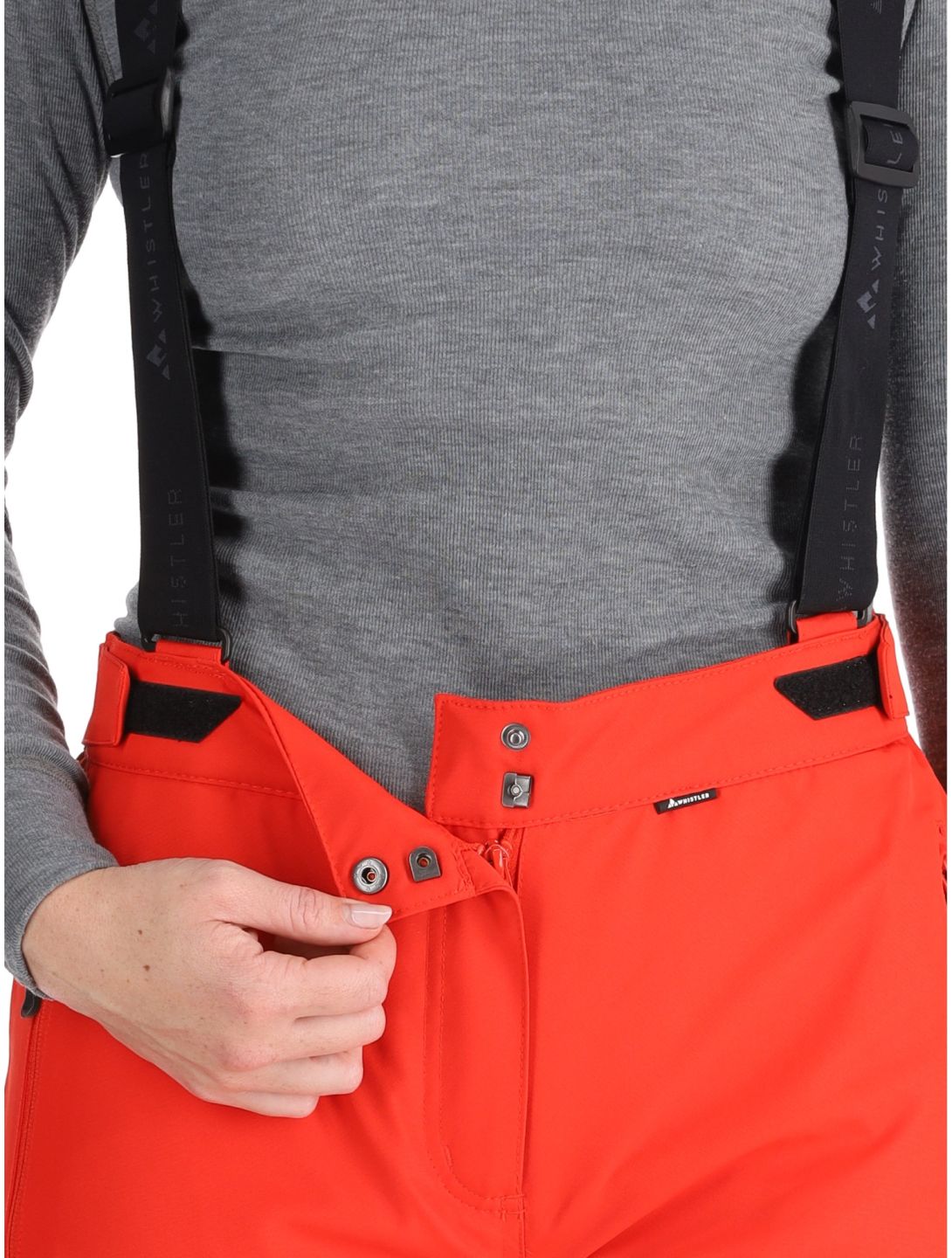 Whistler, Drizzle pantalones de esquí mujeres Red Alert rojo 