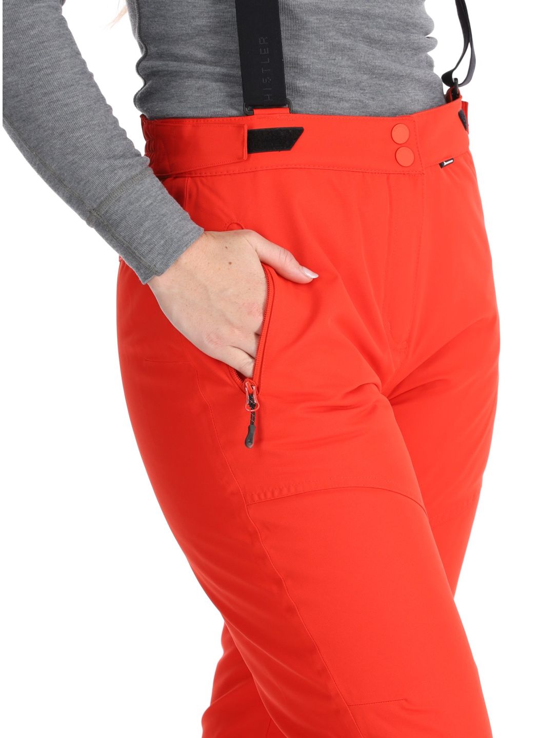 Whistler, Drizzle pantalones de esquí mujeres Red Alert rojo 