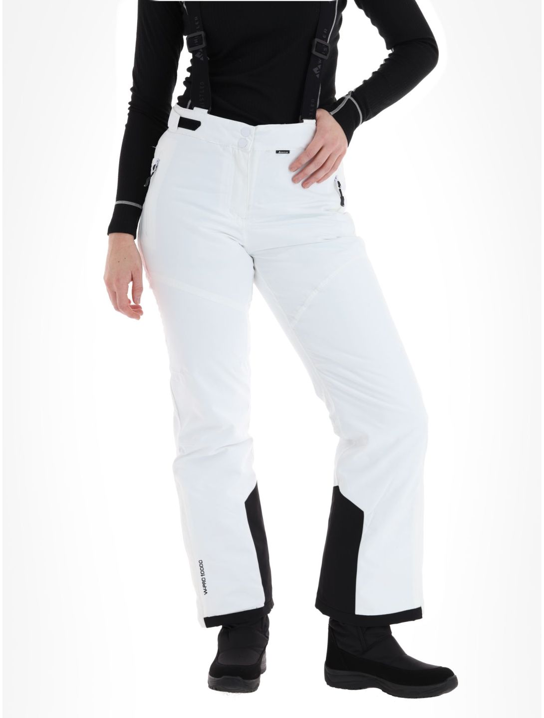 Whistler, Drizzle pantalones de esquí mujeres White blanco 