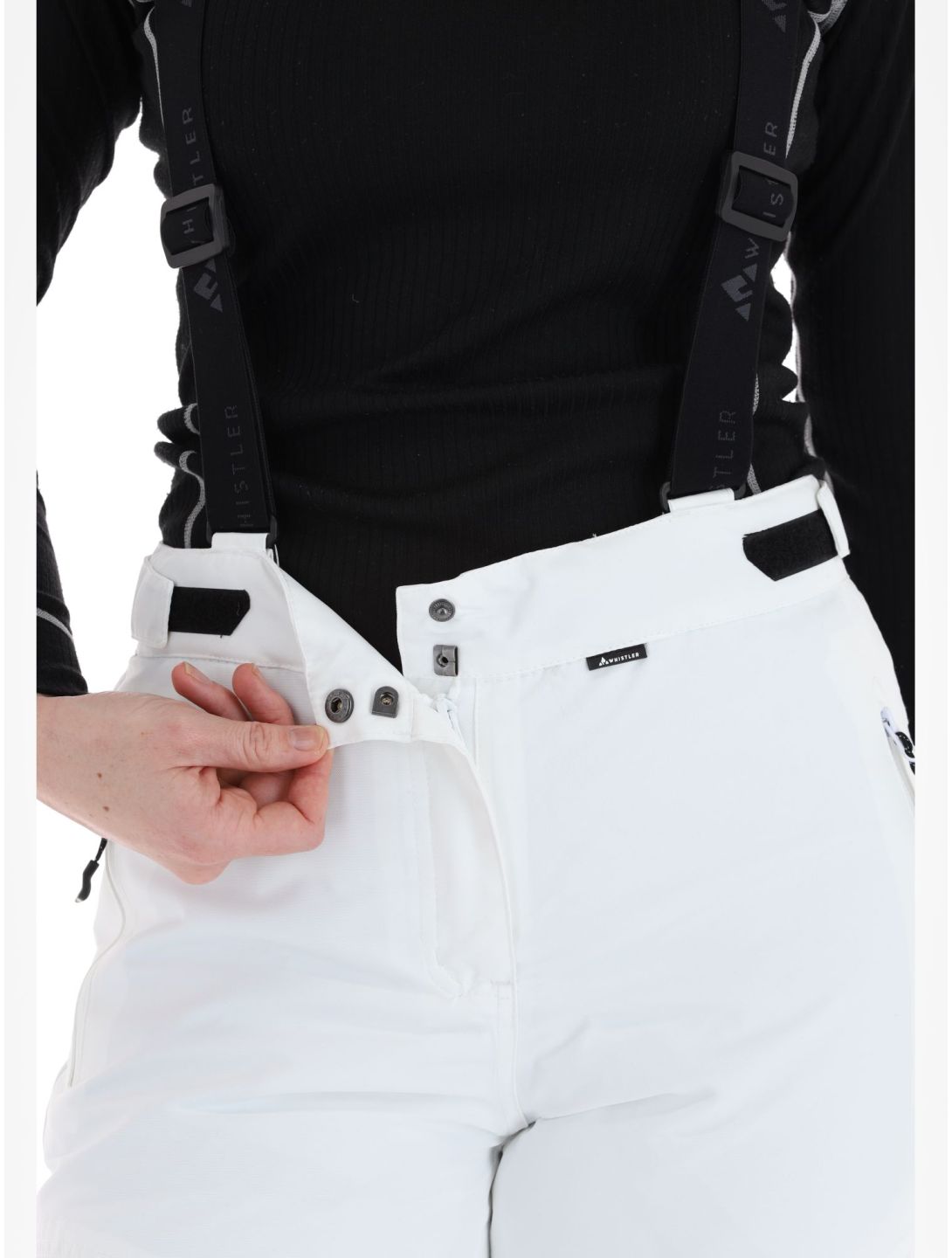 Whistler, Drizzle pantalones de esquí mujeres White blanco 