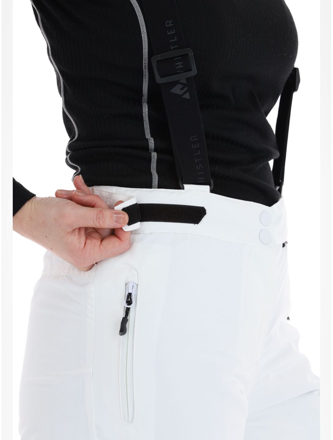 Whistler, Drizzle pantalones de esquí mujeres White blanco 