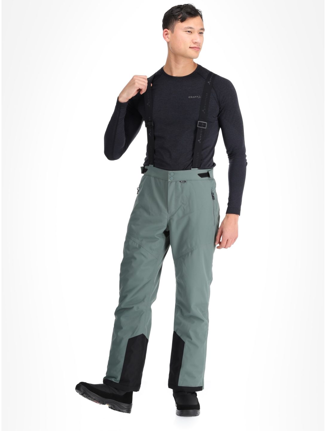 Whistler, Drizzle pantalones de esquí hombres Balsam Green verde 