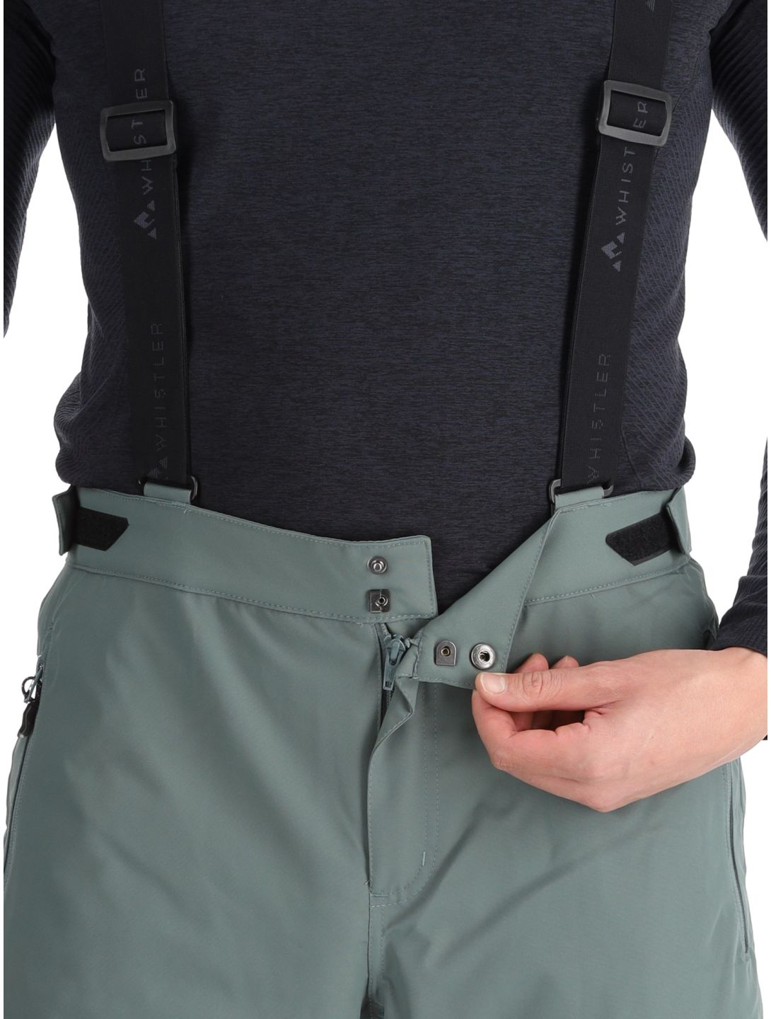 Whistler, Drizzle pantalones de esquí hombres Balsam Green verde 