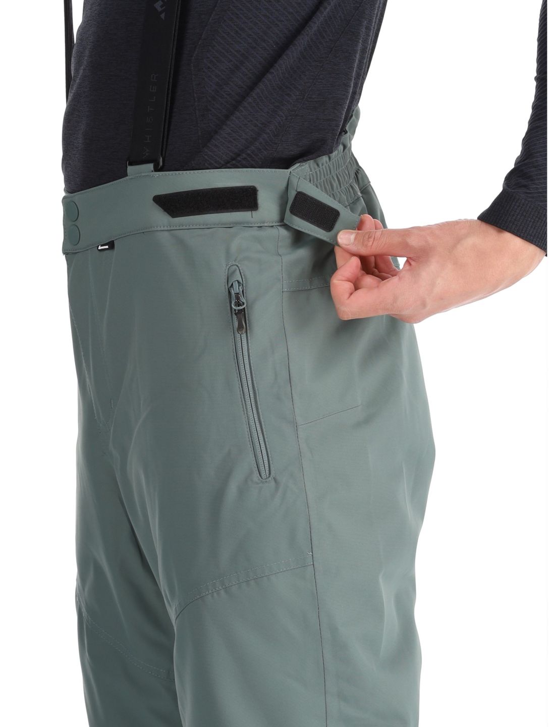 Whistler, Drizzle pantalones de esquí hombres Balsam Green verde 