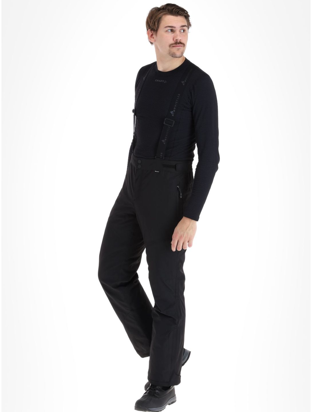 Whistler, Drizzle pantalones de esquí hombres Black negro 