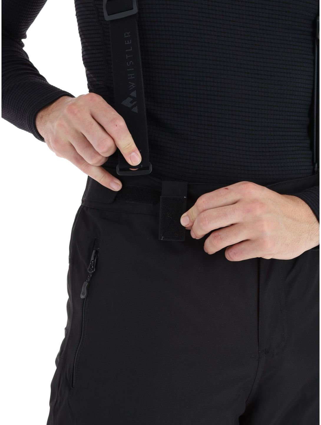 Whistler, Drizzle pantalones de esquí hombres Black negro 