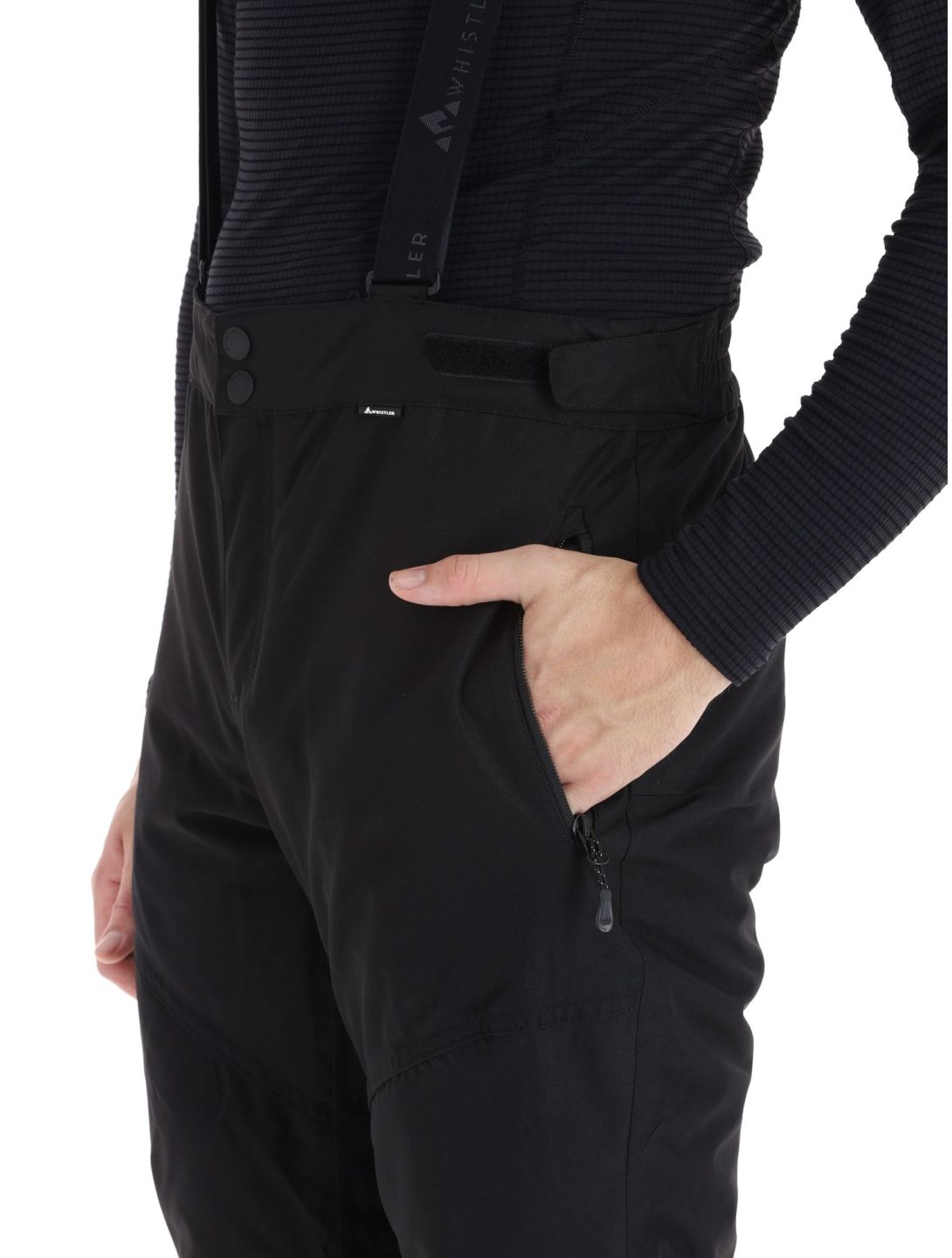 Whistler, Drizzle pantalones de esquí hombres Black negro 